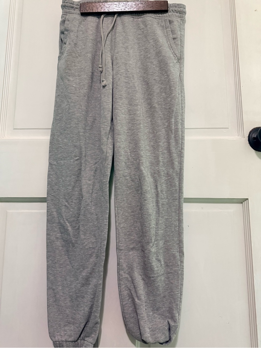 H&M Light Gray Drawstring Joggers Gorpcore